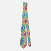 Psychedelisches Tie-Dye-Muster Krawatte (Vorderseite)