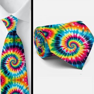 Psychedelisches Tie-Dye-Muster Krawatte