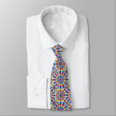 Psychedelisches Tie-Dye-Muster Krawatte (Gebunden)