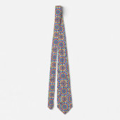 Psychedelisches Tie-Dye-Muster Krawatte (Rückseite)