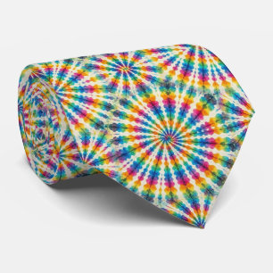 Psychedelisches Tie-Dye-Muster Krawatte