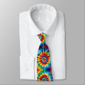 Psychedelisches Tie-Dye-Muster Krawatte (Gebunden)