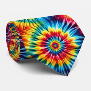 Psychedelisches Tie-Dye-Muster Krawatte