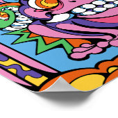 Psychedelisches Totem Poster (Ecke)