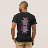 psychedelisches Totem T-Shirt (Schwarz voll)