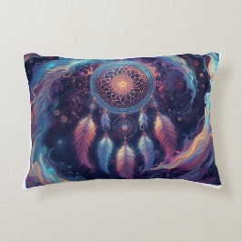 psychedelisches Traumfänger-Design  Dekokissen