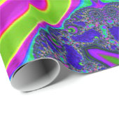 Psychedelisches Trippy Muster Geschenkpapier (Rolleneckpunkt)