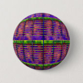 Psychedelisches UFO Button (Vorderseite)