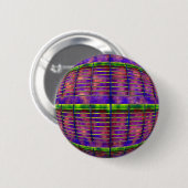 Psychedelisches UFO Button (Vorne & Hinten)