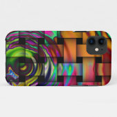 Psychedelisches Webmuster iPhone 5 Hülle (Rückseite (Horizontal))