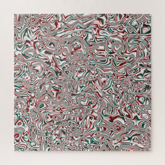 Psychedelisches Weihnachten Puzzle (Vertikal)