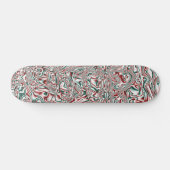Psychedelisches Weihnachten Skateboard (Horizontal)