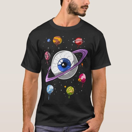 Psychedelisches Weltraum-Auge T-Shirt (Vorderseite)
