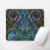 Psychedelisches Wirbels-Muster Mousepad #2 (Mit Mouse)