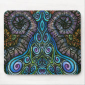 Psychedelisches Wirbels-Muster Mousepad #2 (Vorne)