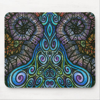 Psychedelisches Wirbels-Muster Mousepad #2