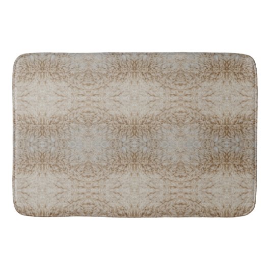 Psychedelisches Wollmuster Badematte (Vorderseite)