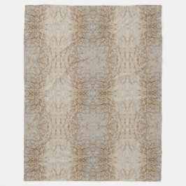 Psychedelisches Wollmuster Fleecedecke