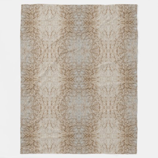 Psychedelisches Wollmuster Fleecedecke (Vorderseite)