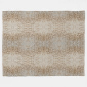 Psychedelisches Wollmuster Fleecedecke (Vorderseite (Horizontal))
