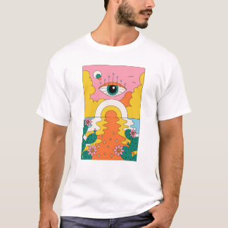Psychedelisches Wüstenhemd T-Shirt