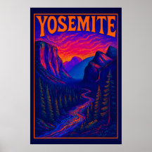 Psychedelisches Yosemite