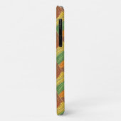 Psychedelisches zeitgenössisches Muster mit Linien Case-Mate iPhone Hülle (Hinten/Links)