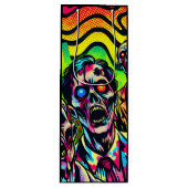 Psychedelisches Zombies-Halloween-Party Geschenktüte Für Weinflaschen (Vorderseite)