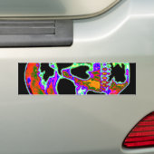 Psychedellic Schädel Autoaufkleber (Auf Auto)