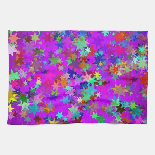 Psychedelsternküchenhandtuch Geschirrtuch (Horizontal)