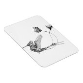 Psychedlic Bird Tattoo Magnet (Rechte Seite)