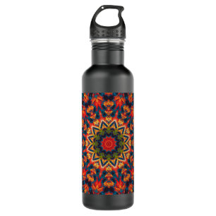Psychedlic Blume Trinkflasche