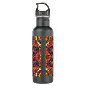 Psychedlic Blume Trinkflasche (Rückseite)