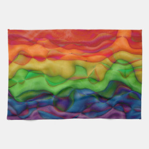 Psychedlic Hippie-Regenbogen-saure Reise Küchentuch