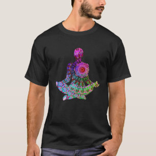 Psychedlic Mandala Design Spirituelle Medi T-Shirt