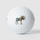 Psychedlic-Moose Golfball (Vorderseite)
