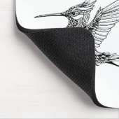 Psychedlic Vogel-Tätowierung Mousepad (Ecke)