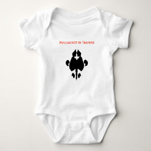 Psychiater Baby-dem Bodysuit in des Trainings- Baby Strampler