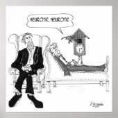 Psychiater Cartoon 2199 Poster (Vorne)