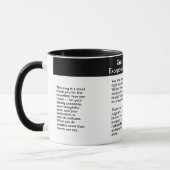 Psychiater Danksagungsnachricht Tasse (Links)