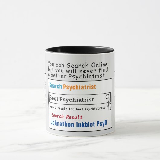 Psychiater Funny Best Search Tassen (Zentrum)