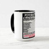 Psychiater Funny Gift Tasse (Vorderseite Links)