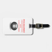 Psychiater Gepäckanhänger (Vorderseite horizontal)