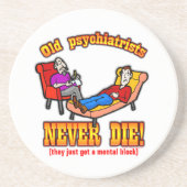 Psychiater Getränkeuntersetzer (Vorne)