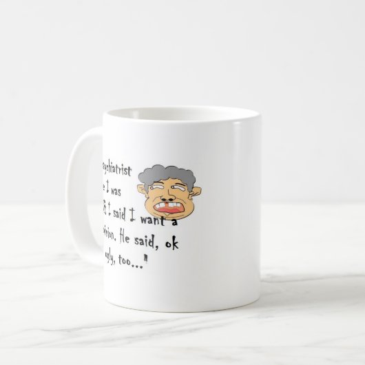 Psychiater Kaffeetasse (Vorderseite Links)