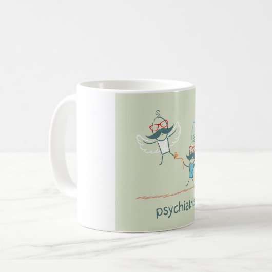 Psychiater Kaffeetasse (Vorderseite Links)