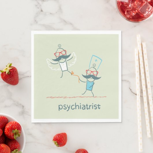 Psychiater Napkins Serviette (Beispiel)