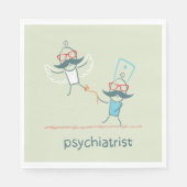 Psychiater Napkins Serviette (Vorderseite)