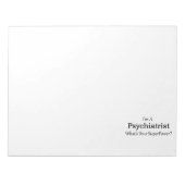 Psychiater Notizblock (Vorderseite)