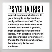 Psychiater Poster (Vorne)